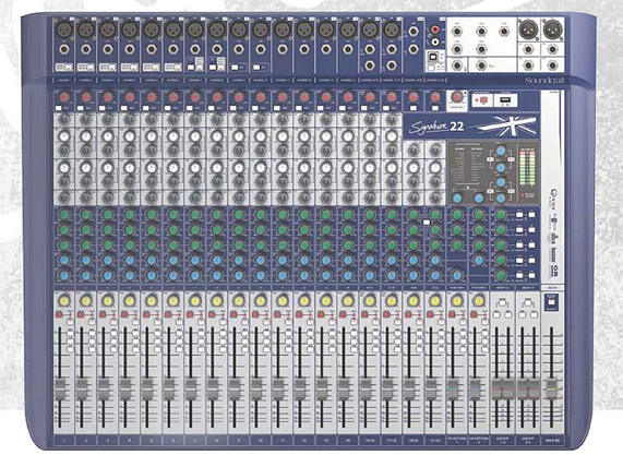  Signaturu 22 英國Soundcraft 帶效果器2編組調音台